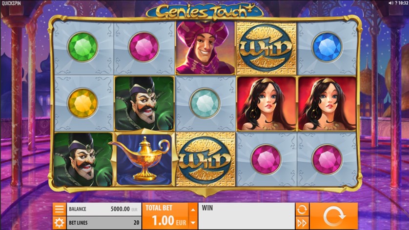   Genies Touch  Quickspin  Gizbo asino